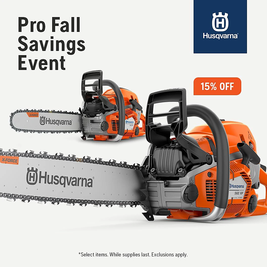 Husqvarna chainsaws